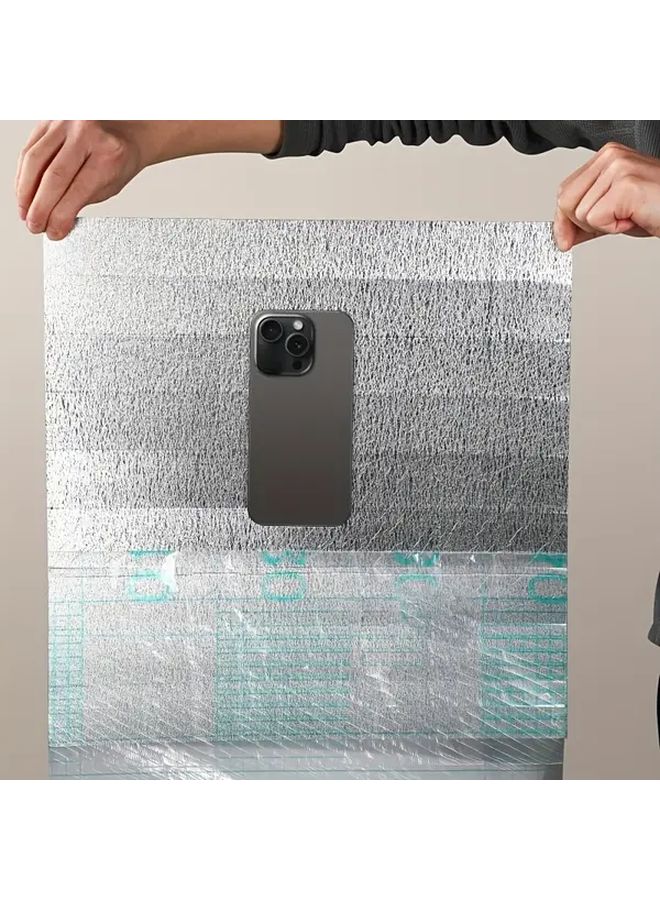 6 قطع من ألواح الحائط ذات الحبيبات الخشبية بلون البلوط ذاتية اللصق قابلة للتقشير والإزالة - Image 5